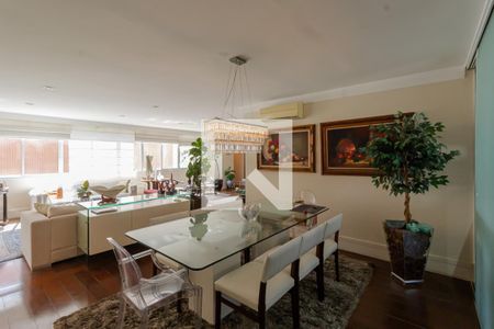 Sala de Jantar de apartamento à venda com 3 quartos, 202m² em Vila Nova Conceição, São Paulo