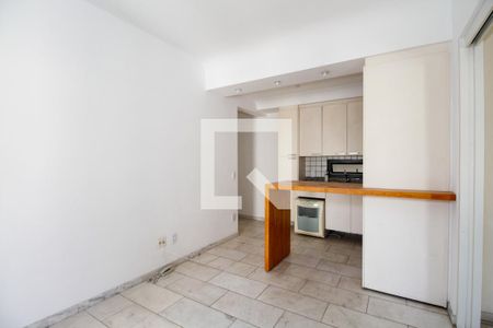 Sala e Cozinha de apartamento à venda com 1 quarto, 50m² em Paraíso, São Paulo