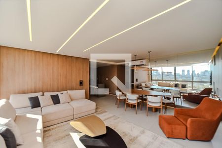 Sala de apartamento à venda com 3 quartos, 138m² em Boa Vista, Porto Alegre