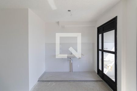 Sala e Cozinha  de apartamento à venda com 2 quartos, 42m² em Vila Campanela, São Paulo