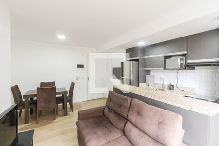 Sala/Cozinha de apartamento à venda com 2 quartos, 51m² em Fátima, Canoas