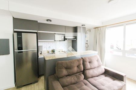 Sala/Cozinha de apartamento à venda com 2 quartos, 51m² em Fátima, Canoas