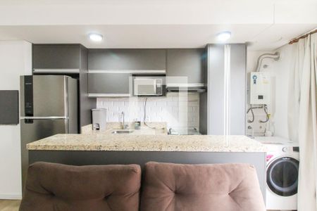 Sala/Cozinha de apartamento à venda com 2 quartos, 51m² em Fátima, Canoas