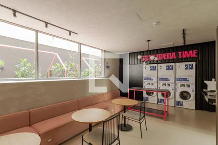 Área comum de kitnet/studio à venda com 1 quarto, 29m² em Indianópolis, São Paulo