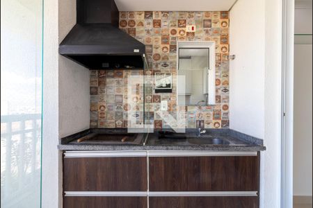Varanda Gourmet de apartamento à venda com 3 quartos, 87m² em Vila Dom Pedro Ii, São Paulo
