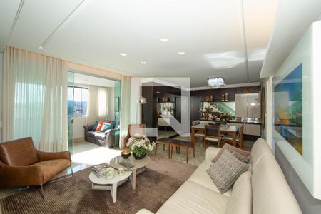 SALA de apartamento à venda com 5 quartos, 259m² em Padre Eustáquio, Belo Horizonte