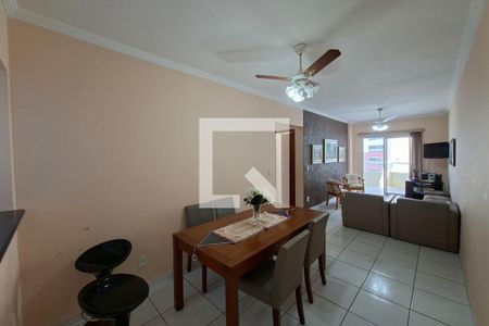 Sala de apartamento para alugar com 2 quartos, 85m² em Guilhermina, Praia Grande