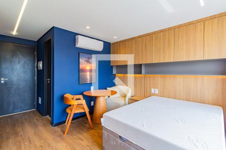 Sala/Quarto de kitnet/studio para alugar com 1 quarto, 24m² em Vila Cordeiro, São Paulo