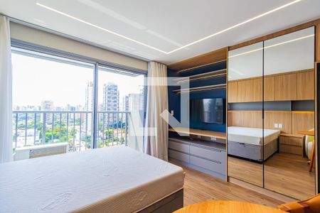 Sala/Quarto de kitnet/studio para alugar com 1 quarto, 24m² em Vila Cordeiro, São Paulo