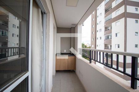 Varanda da Sala  de apartamento para alugar com 2 quartos, 62m² em Jardim Sao Carlos, Sorocaba