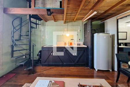 Sala/Cozinha de apartamento para alugar com 1 quarto, 38m² em Centro, Niterói