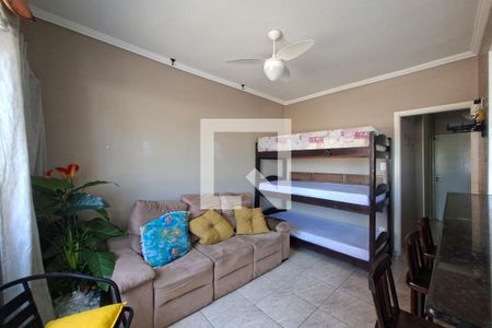 Sala de apartamento para alugar com 1 quarto, 90m² em Vila Tupi, Praia Grande