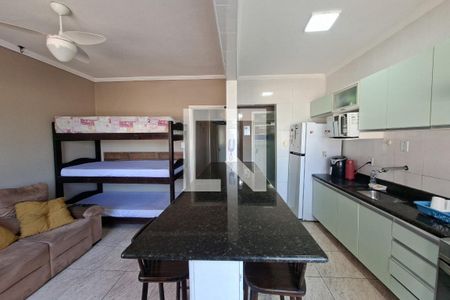 Sala de apartamento para alugar com 1 quarto, 90m² em Vila Tupi, Praia Grande
