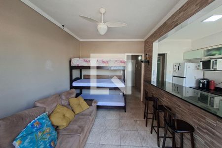 Sala de apartamento para alugar com 1 quarto, 90m² em Vila Tupi, Praia Grande