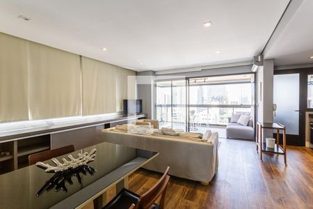 Sala de apartamento para alugar com 1 quarto, 86m² em Vila Olímpia, São Paulo