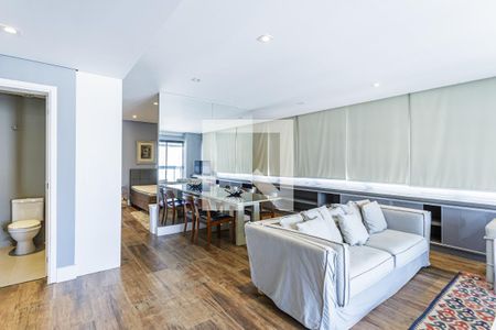 Sala de apartamento para alugar com 1 quarto, 86m² em Vila Olímpia, São Paulo