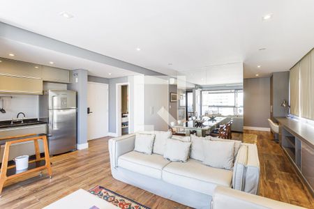 Sala de apartamento para alugar com 1 quarto, 86m² em Vila Olímpia, São Paulo