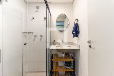 Banheiro de kitnet/studio à venda com 1 quarto, 23m² em Vila Buarque, São Paulo