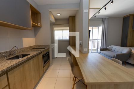 Sala_Cozinha_Quarto de kitnet/studio para alugar com 1 quarto, 34m² em Tamboré, Barueri