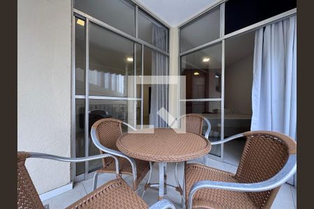 Varanda da Sala de apartamento à venda com 1 quarto, 53m² em Barra da Tijuca, Rio de Janeiro