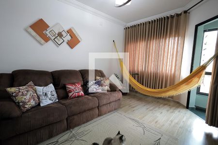 Sala de apartamento à venda com 3 quartos, 82m² em Jardim Las Vegas, Santo André