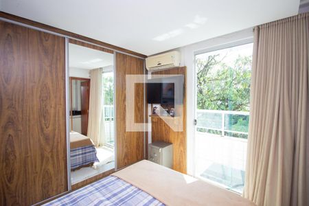 Quarto Suíte de apartamento à venda com 3 quartos, 154m² em Cabral, Contagem