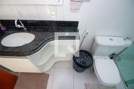 Banheiro da Suíte de apartamento à venda com 3 quartos, 154m² em Cabral, Contagem