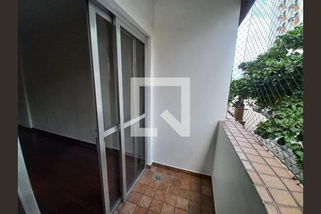 Varanda da Sala de apartamento para alugar com 3 quartos, 100m² em Itararé, São Vicente