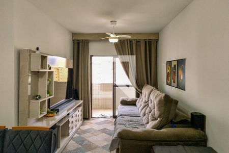 Sala  de apartamento para alugar com 2 quartos, 78m² em Vila Tupi, Praia Grande