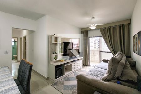 Sala de apartamento para alugar com 2 quartos, 78m² em Vila Tupi, Praia Grande