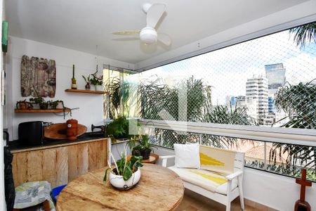 varanda sala de apartamento à venda com 3 quartos, 97m² em Pinheiros, São Paulo