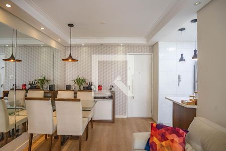 Sala  de apartamento à venda com 2 quartos, 47m² em Centro, Diadema