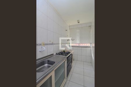 Cozinha/Area de serviço de casa de condomínio à venda com 1 quarto, 36m² em Vila Nova, Porto Alegre
