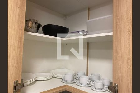 Cozinha de kitnet/studio à venda com 1 quarto, 44m² em Consolação, São Paulo