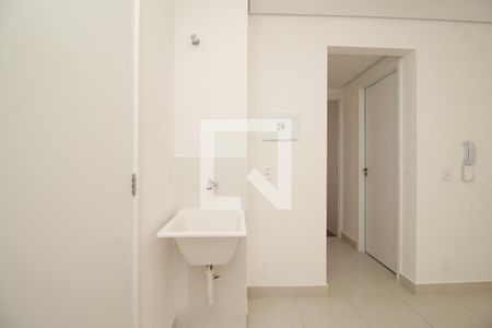 Cozinha e Área de Serviço de apartamento para alugar com 2 quartos, 32m² em Parque Novo Mundo, São Paulo