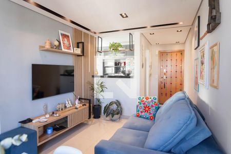 sala de apartamento à venda com 2 quartos, 50m² em Castelo, Belo Horizonte