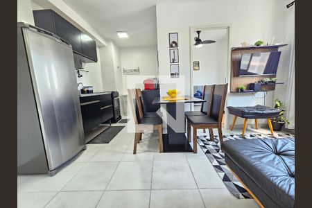 Sala/Cozinha de apartamento à venda com 2 quartos, 34m² em Santo Amaro, São Paulo