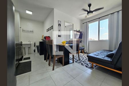 Sala/Cozinha de apartamento à venda com 2 quartos, 34m² em Santo Amaro, São Paulo