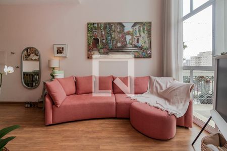 Sala de apartamento à venda com 1 quarto, 47m² em Campo Belo, São Paulo