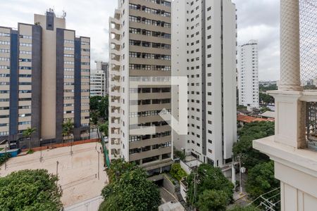 Vista da Sala de apartamento à venda com 1 quarto, 47m² em Campo Belo, São Paulo