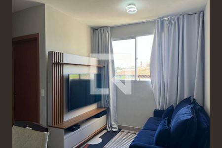 Sala de apartamento para alugar com 2 quartos, 41m² em Vila Bressani, Paulínia