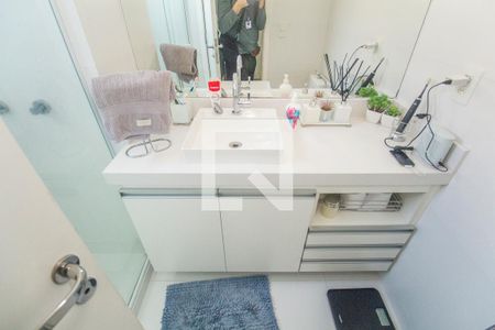 Banheiro da Suíte de apartamento à venda com 3 quartos, 75m² em Vila Valqueire, Rio de Janeiro