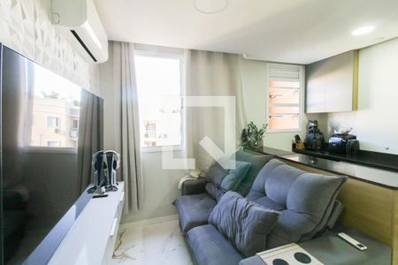 Sala/Cozinha de apartamento à venda com 2 quartos, 54m² em Olaria, Canoas
