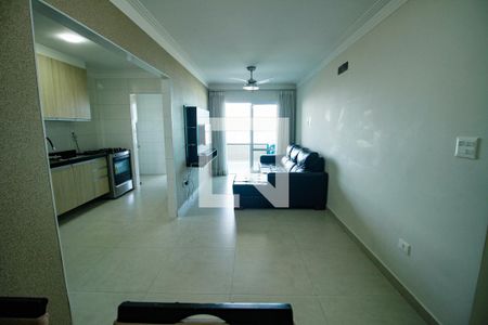 Sala de apartamento para alugar com 2 quartos, 87m² em Maracanã, Praia Grande