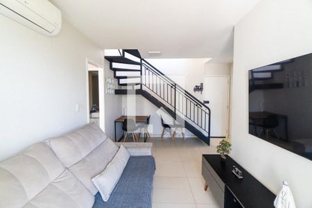 Sala de apartamento à venda com 1 quarto, 118m² em Vila Guarani (zona Sul), São Paulo