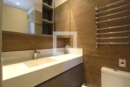 Banheiro da Suíte de apartamento para alugar com 1 quarto, 53m² em Vila Olímpia, São Paulo