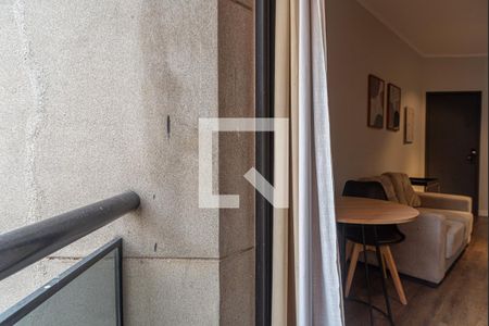 Varanda da Sala de apartamento à venda com 1 quarto, 48m² em Consolação, São Paulo