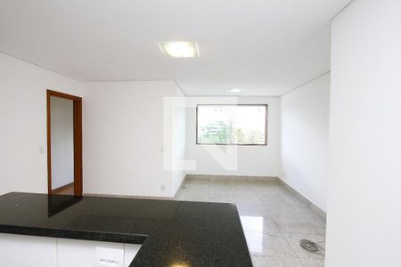 Sala de apartamento à venda com 2 quartos, 97m² em Belvedere, Belo Horizonte