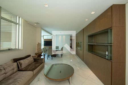 SALA de apartamento à venda com 4 quartos, 198m² em Belvedere, Belo Horizonte