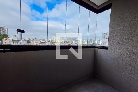 Varanda da Sala de apartamento para alugar com 2 quartos, 56m² em Parque das Nações, Santo André